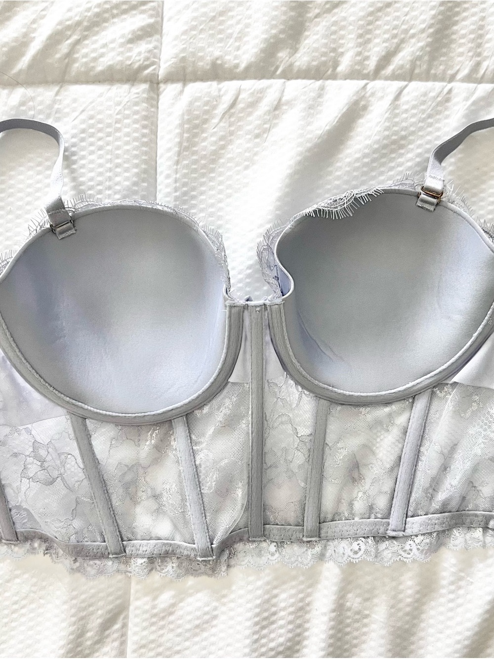 Victoria's Secret Dream Angels Lace Longline Bustier 34DD - Picture 6 of 7